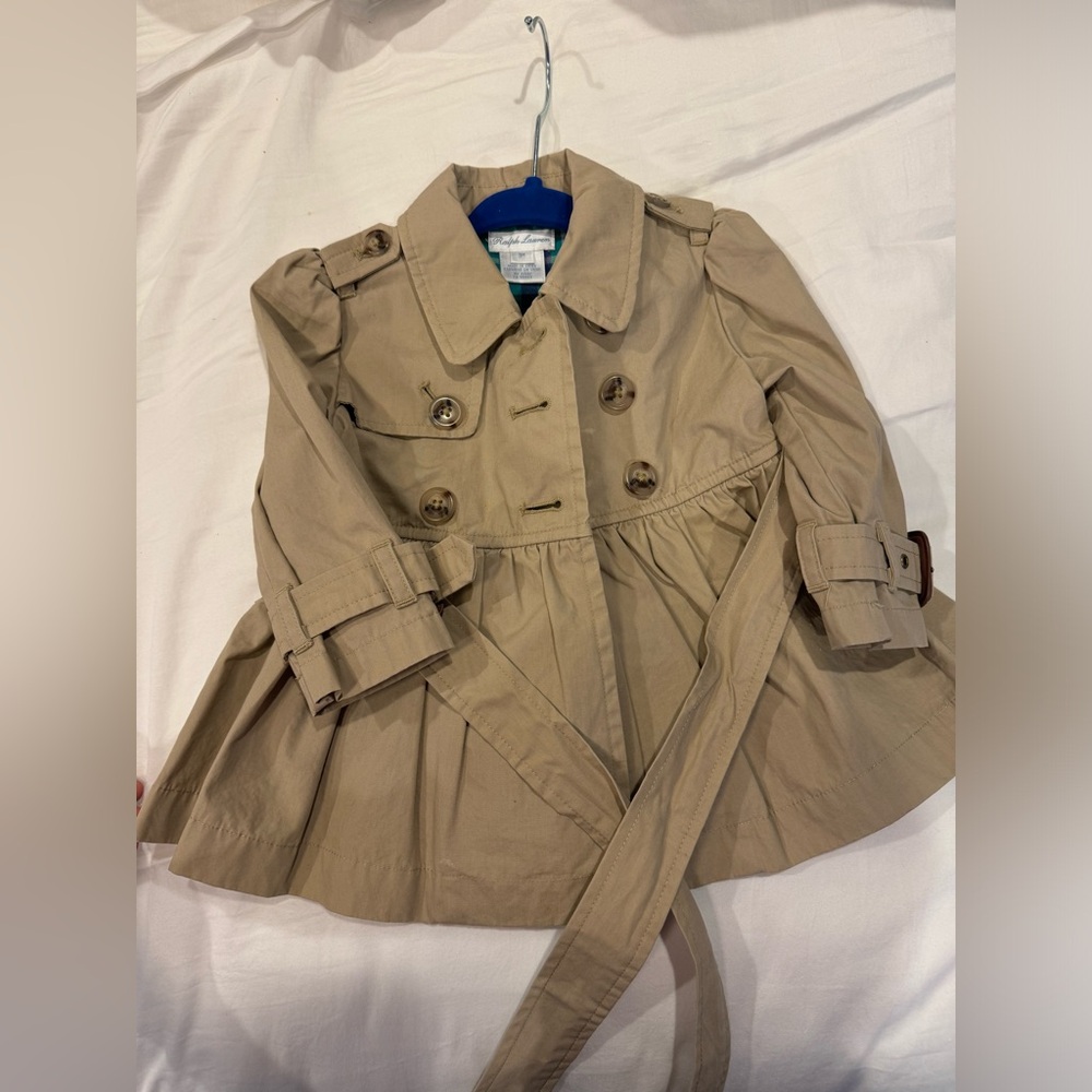 Ralph Lauren Baby Girl’s Trench Coat SZ: 9+ months
